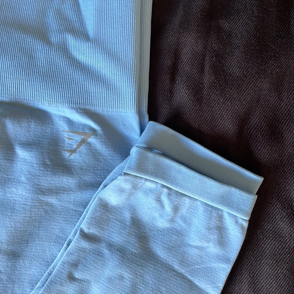 Gymshark light blue seamless leggings - Picture 4 of 4